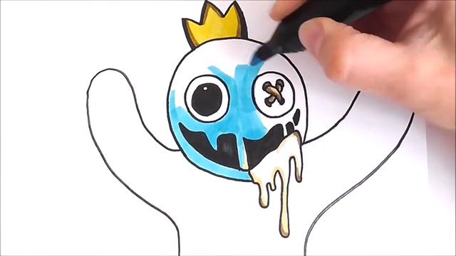 Drawing ROBLOX-Rainbow Friends OG vs Jumpscares_Drawing FNF Rainbow Friends concepts смотреть онлайн