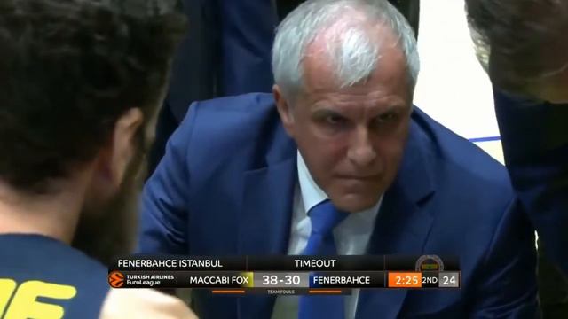 Zeljko Obradovic'in Kostas Sloukas'a Kan Donduran Tepkisi смотреть онлайн