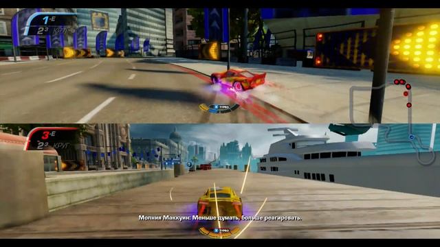 Cars 3 Video Gameplay (Race in 2 Player Mode) #1 смотреть онлайн