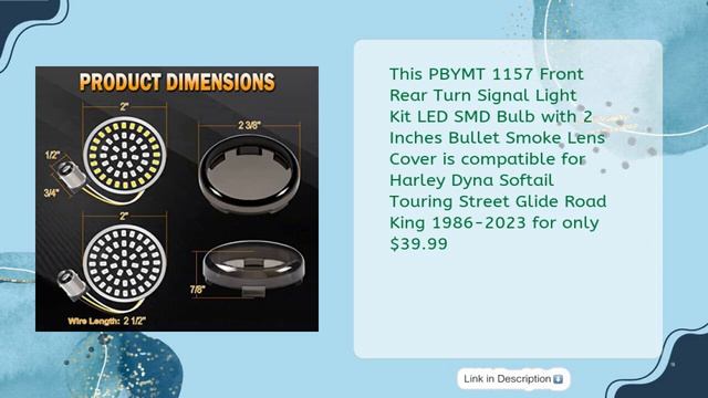 TOP 5 BEST LED TURN SIGNALS FOR HARLEY DAVIDSON 2023 смотреть онлайн