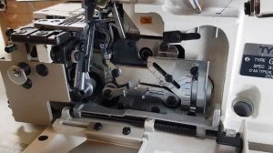 Как заправить 5-ти ниточный оверлок.