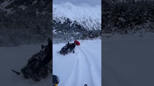 Катапультировался ? #snowmobile #снегоходы