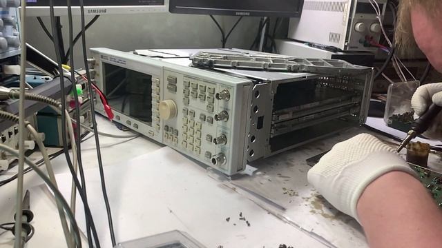 Ремонт генератора сигналов HP 4431B/ Repair of the signal generator HP 4431B смотреть онлайн