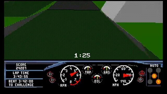 Hard Drivin' & Race Drivin' Gameplay смотреть онлайн