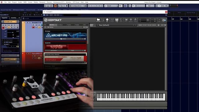 Novation Nocturn+Cubase (EQ Control, Transport Control, Sampler Parameters Control)