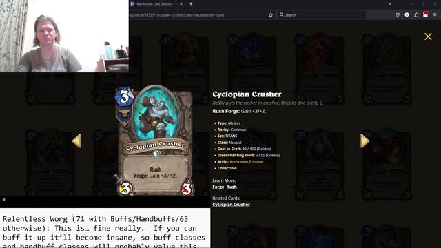 An Arena Analysis: A Hearthstone TITANS Arena Card Review смотреть онлайн