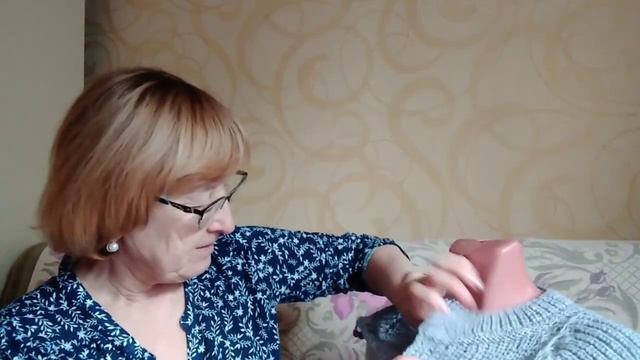 ?Кардиган полупатентной резинкой/реглан сверху/пряжа Ализе Ланаголд 800/примерка ?? смотреть онлайн