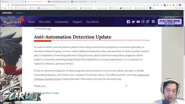 Anti-Bot Nexon Game Security Update смотреть онлайн