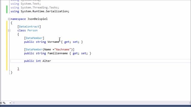 Tutorial: JSON und C# (Teil 1) смотреть онлайн