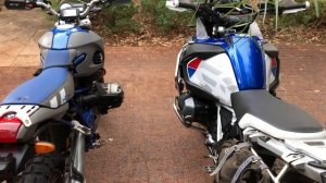 BMW R1250 GSA HP and the BMW R1200 HP2 Enduro