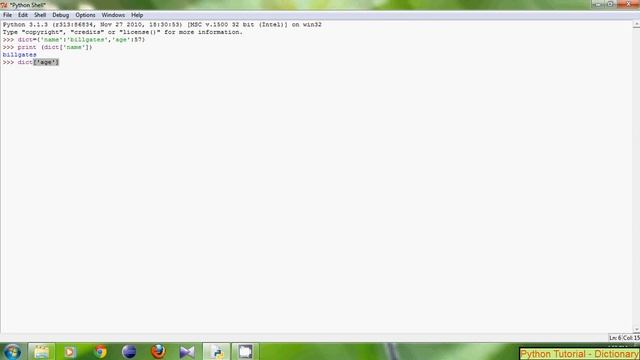 python tutorials 10 - dictionary смотреть онлайн
