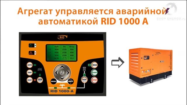 Дизельные генераторы RID 250 кВА смотреть онлайн