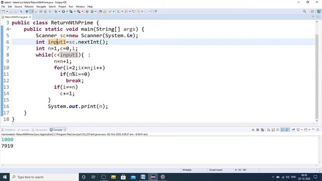 Return Nth Prime | Logic Building Problems | Placement Questions | Java Code | Python Code смотреть онлайн