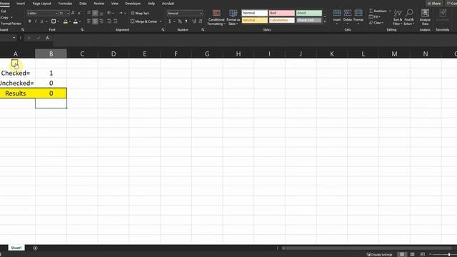 Connect checkbox to IF function | EXCEL смотреть онлайн