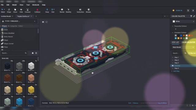 LEGO Nvidia 4090, Creat Bricks #legomoc #pcgamer #lego