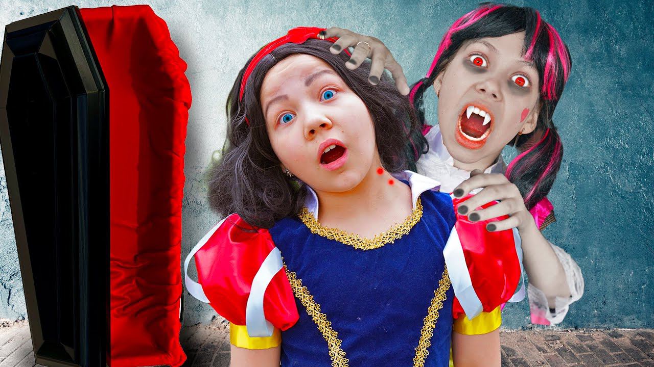 МЕНЯ УКУСИЛ ВАМПИР! Нашествие ПРИНЦЕСС ВАМПИР Дисней! Watch Me стала вампиром! смотреть онлайн