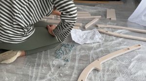 Сборка складного стула из фанеры