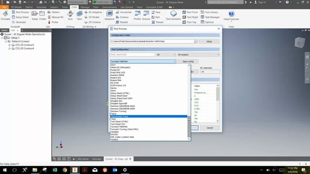 Inventor HSM Quick Start Lesson 3 - Creating G-Code смотреть онлайн