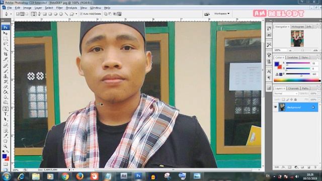 CARA MEMBUAT FOTO RESMI DENGAN PHOTOSHOP CS3 смотреть онлайн