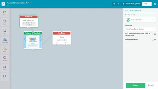 How to Integrate Chatbots with the SendPulse Automated Flows смотреть онлайн