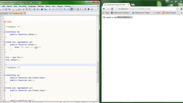 82.13. How to create interface in PHP object oriented programming смотреть онлайн