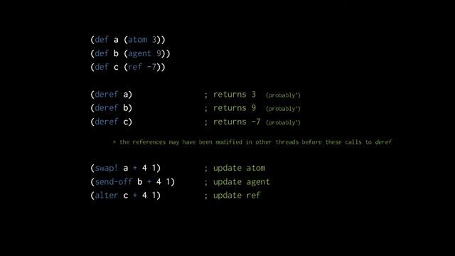 Clojure - references смотреть онлайн
