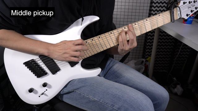 Harley Benton R-458 |  The Cheapest Multiscale 8-strings | Sound Demo