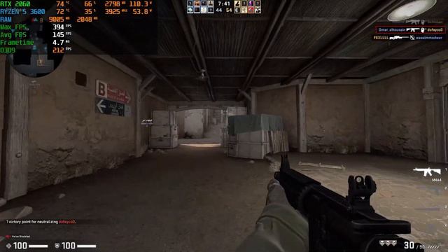 CSGO RTX 2060 6GB Benchmark Test FPS 1080P | AMD Ryzen 5 3600 | Ultra Graphic Settings смотреть онлайн