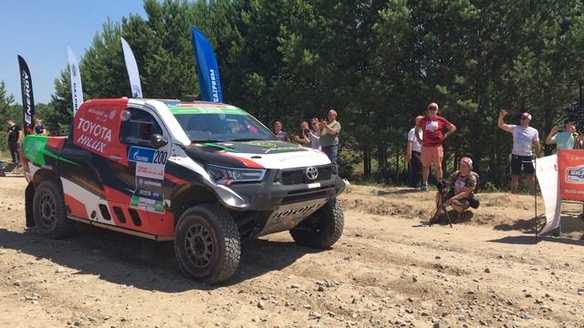 SILK WAY RALLY 2021. РАСКАЗИХА, TOYOTA HILUX. смотреть онлайн