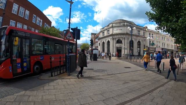 KINGSTON UPON THAMES Walking Tour - London - England (4K)