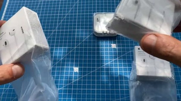 Проводные наушники Apple EarPods для Айфона - распаковка посылки
