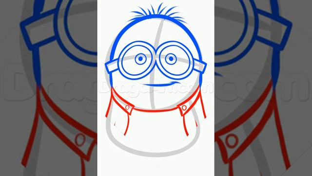 миньйон как нарисовать смотреть онлайн