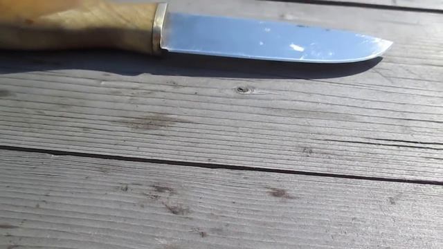 Нож кованый из подшипника (ШХ15) смотреть онлайн