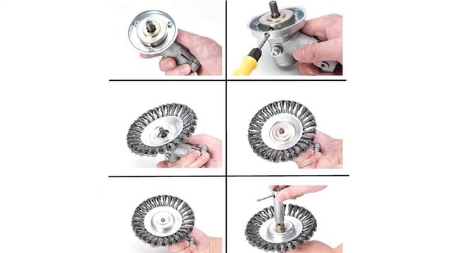6-дюймовая Головка триммера для травы, стальная проволока, головка для обрезки, ржавчина, смотреть онлайн