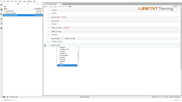 Python programmeren #2: Strings смотреть онлайн