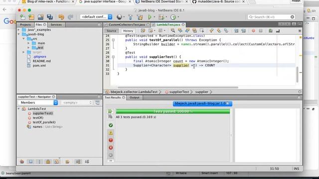 java 8 supplier tutorial смотреть онлайн