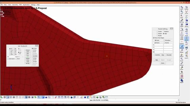 LS-PrePost Workshop3 - Align Nodes смотреть онлайн