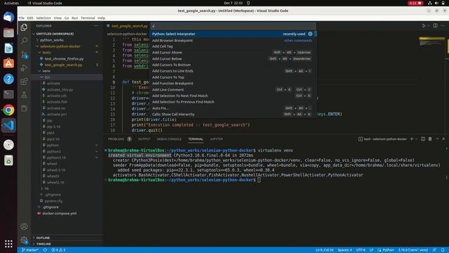 How to create virtual environment(venv) for Python project in VSCode? смотреть онлайн