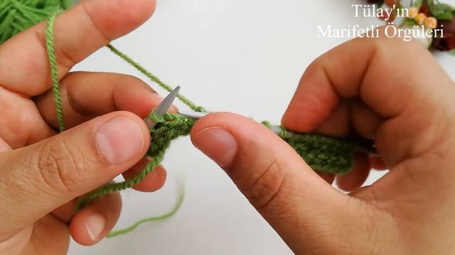En kolay iki şiş örgü modeli anlatımı 🎉CROCHET KNİTTİNG смотреть онлайн