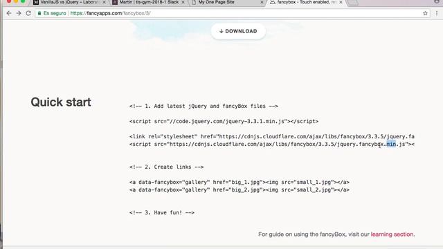 HTML5 - Lightbox con jQuery Fancybox смотреть онлайн