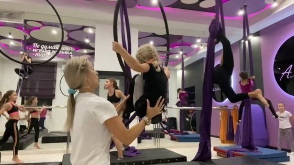 Воздушная гимнастика кольцо Aerial hoop