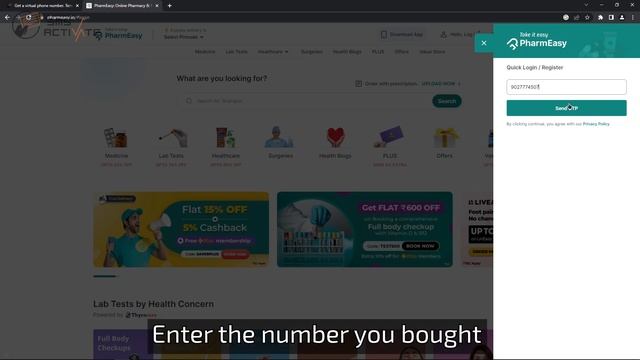 Create a PharmEasy Account without Phone Verification: Guide Using Virtual Number for SMS смотреть онлайн