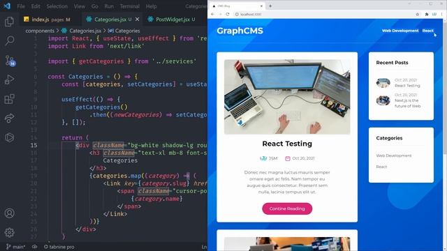 Build and Deploy THE BEST Modern Blog App with React | GraphQL, NextJS, Tailwind CSS смотреть онлайн
