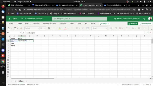 Teste de OBS Studio com aula de EXCEL смотреть онлайн