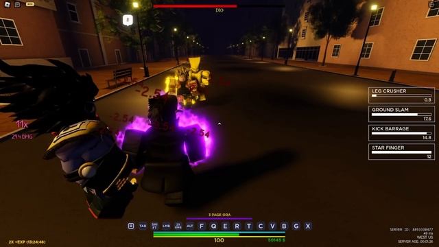 Jotaro Kujo VS DIO (Roblox is Unbreakable) смотреть онлайн