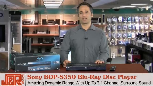 Sony BDP-S350 Blu-Ray Disc Player Review - JR.com смотреть онлайн