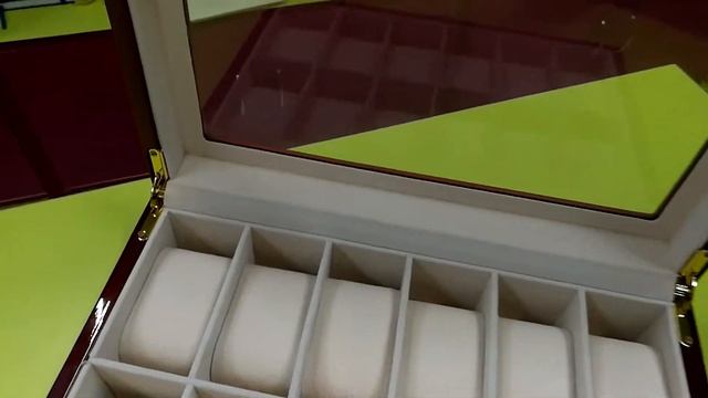 Шкатулка-органайзер для 12 часов, дерево, лак, exclusive-shop.kz смотреть онлайн