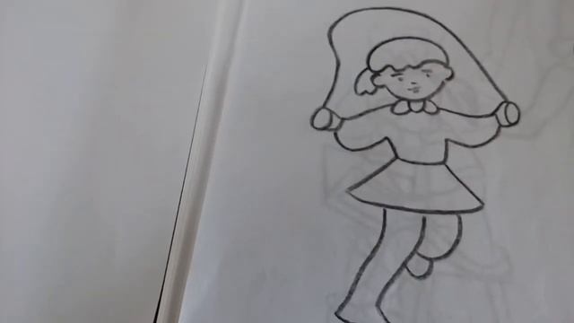 Как нарисовать девочку которая прыгает на скакалке\Nastenka Kotik.????????? смотреть онлайн