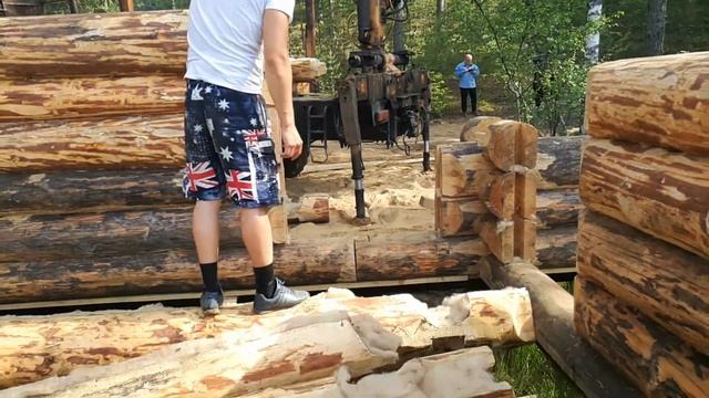 Укладка межвенцового утеплителя Evoterm в Ленинградской области смотреть онлайн