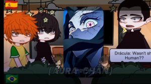 °•Hotel Transylvania react to Nezuko•°[🇺🇲🇧🇷🇪🇸] (description!!)